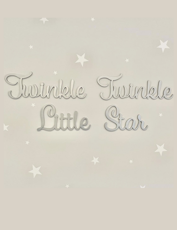 “Twinkle Twinkle Little Star” Wall Sign