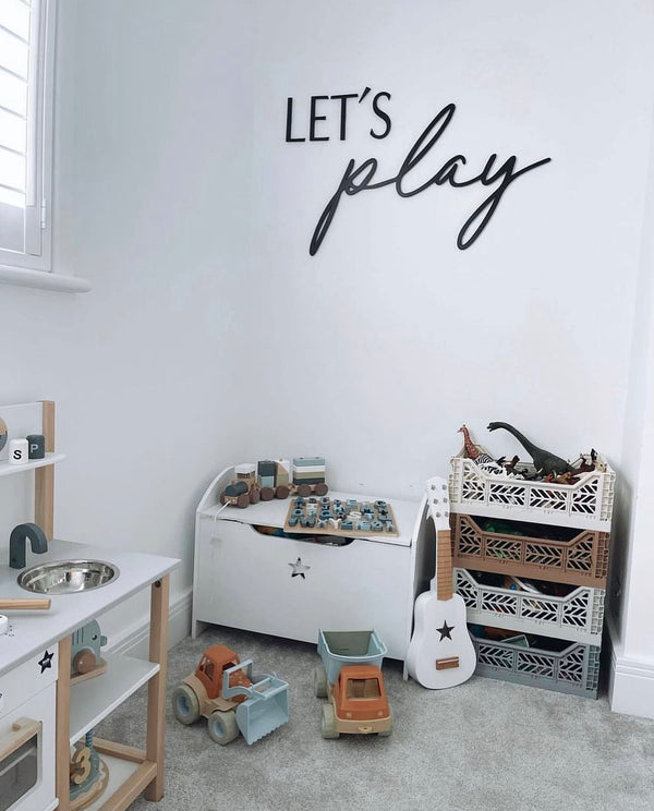 “Let’s Play” Wall Sign