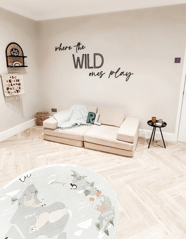 “Where the WILD Ones Play” Wall Sign