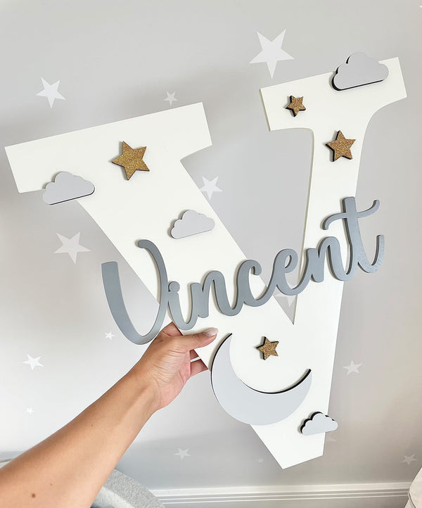 Giant Wall Initial (Stars & Clouds)